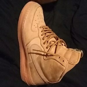 Nike Wheat Air Force 1's